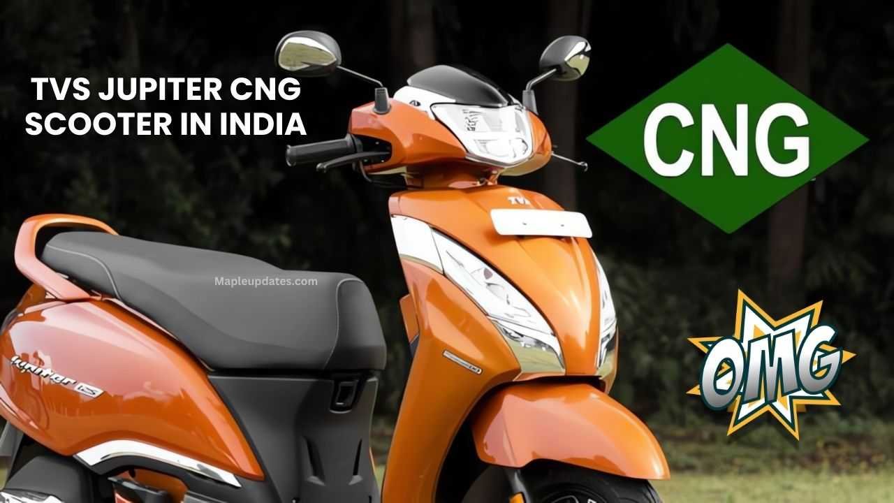 TVS Jupiter CNG Scooter in India
